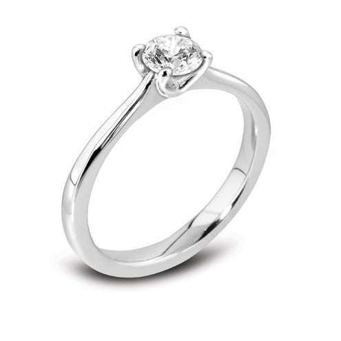 Diamond solitaire ring